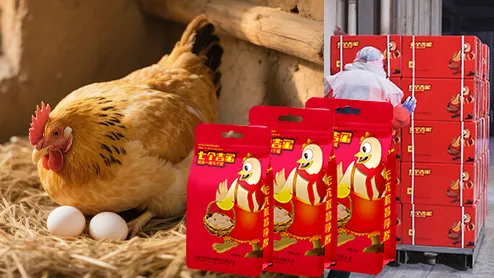 Premium Geflügel-Eier-Booster für gesunde Legehennen. Tierfutterzusatz