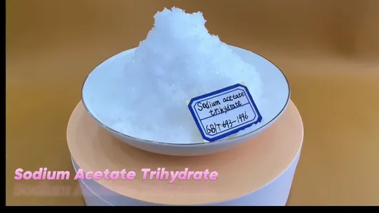 Natriumacetat-Trihydrat mit hoher Reinheit in Industriequalität, Lebensmittelzusatzfunktion, CAS: 6131